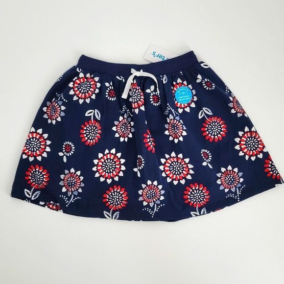 Carter's Other - ❤️ Carter's Girl Navy Floral Skort 8 y.o.